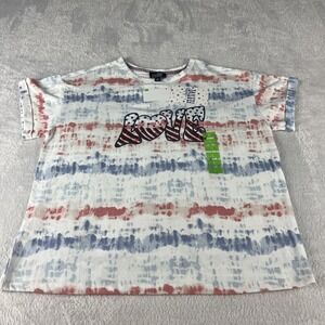 Feeling Festive Size Large Love Tie Dye Shirt NWT